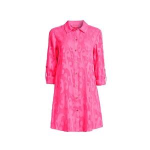 Lilly Pulitzer XXS Natalie Shirtdress Coverup Pink